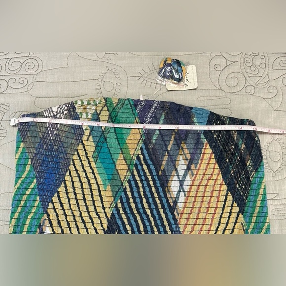 NWT Free People Samara Smocked Maxi Dress Strapless Handkerchief M *FLAWED* - Picture 10 of 14